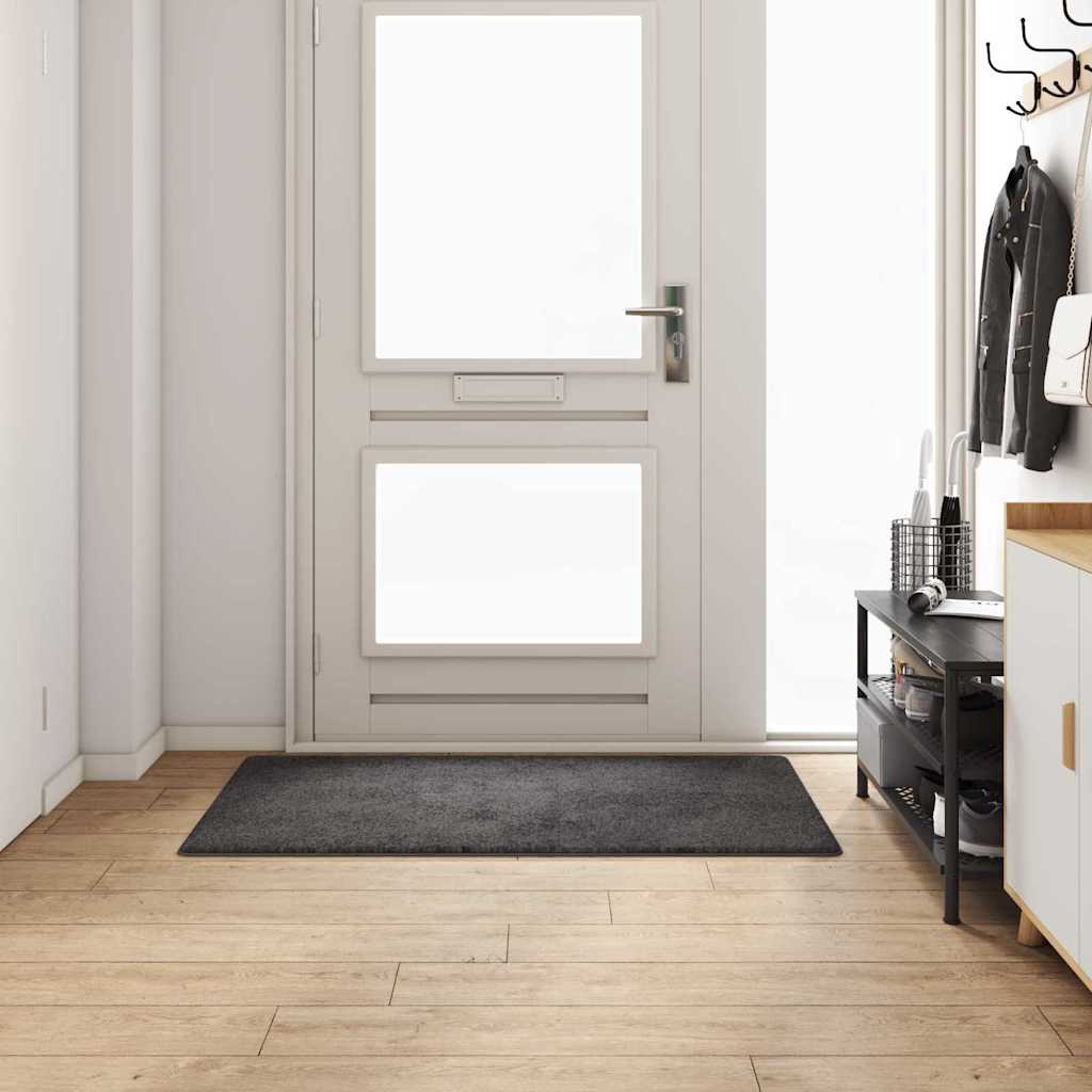 Teppichläufer Grau 80 x 150 cm 100% Polypropylen Tuft