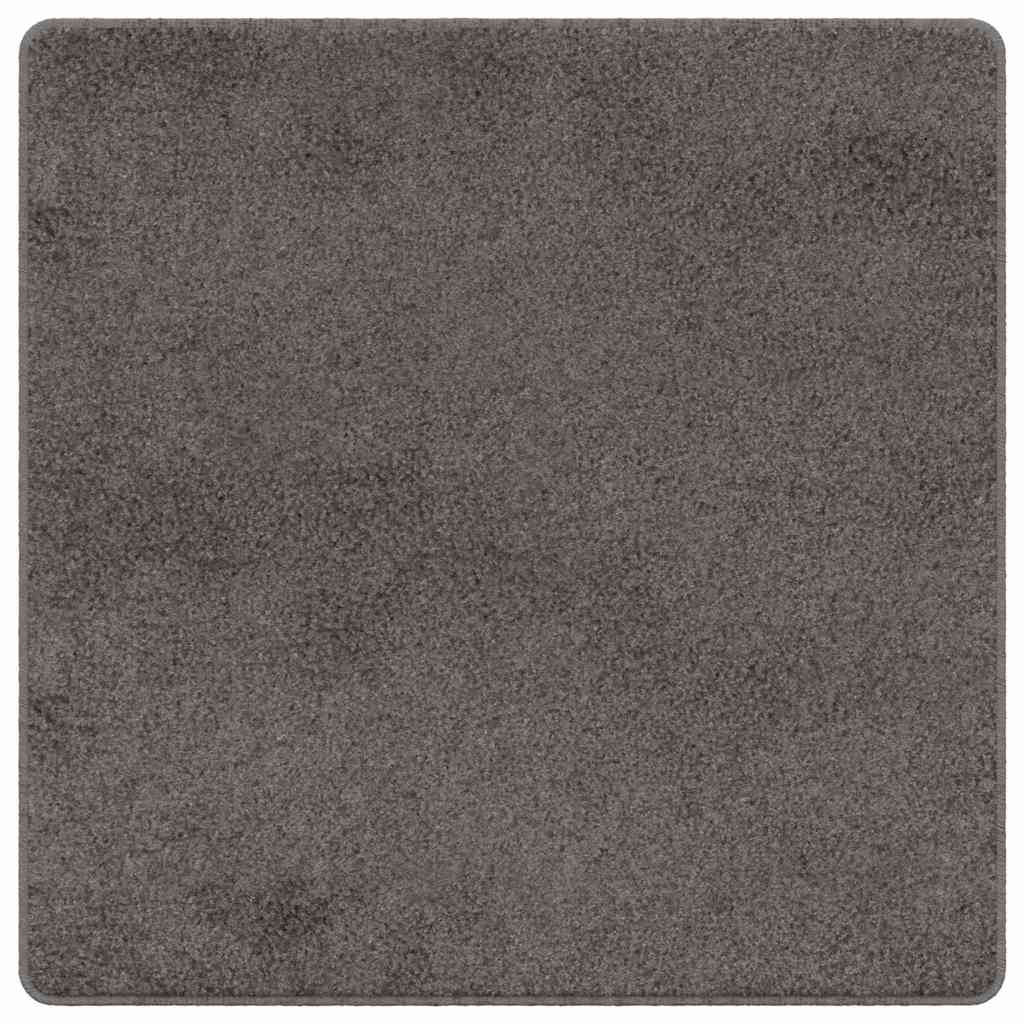 Teppichläufer Grau 100 x 100 cm 100% Polypropylen Tuft