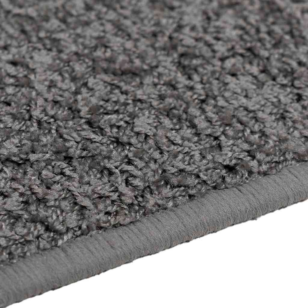 Teppichläufer Grau 100 x 250 cm 100% Polypropylen Tuft