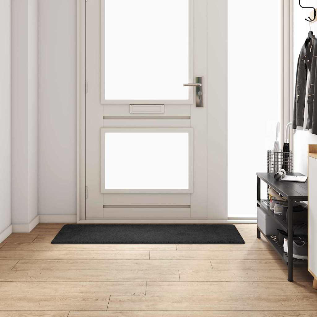 Teppichläufer Schwarz 50 x 150 cm 100% Polypropylen Tuft