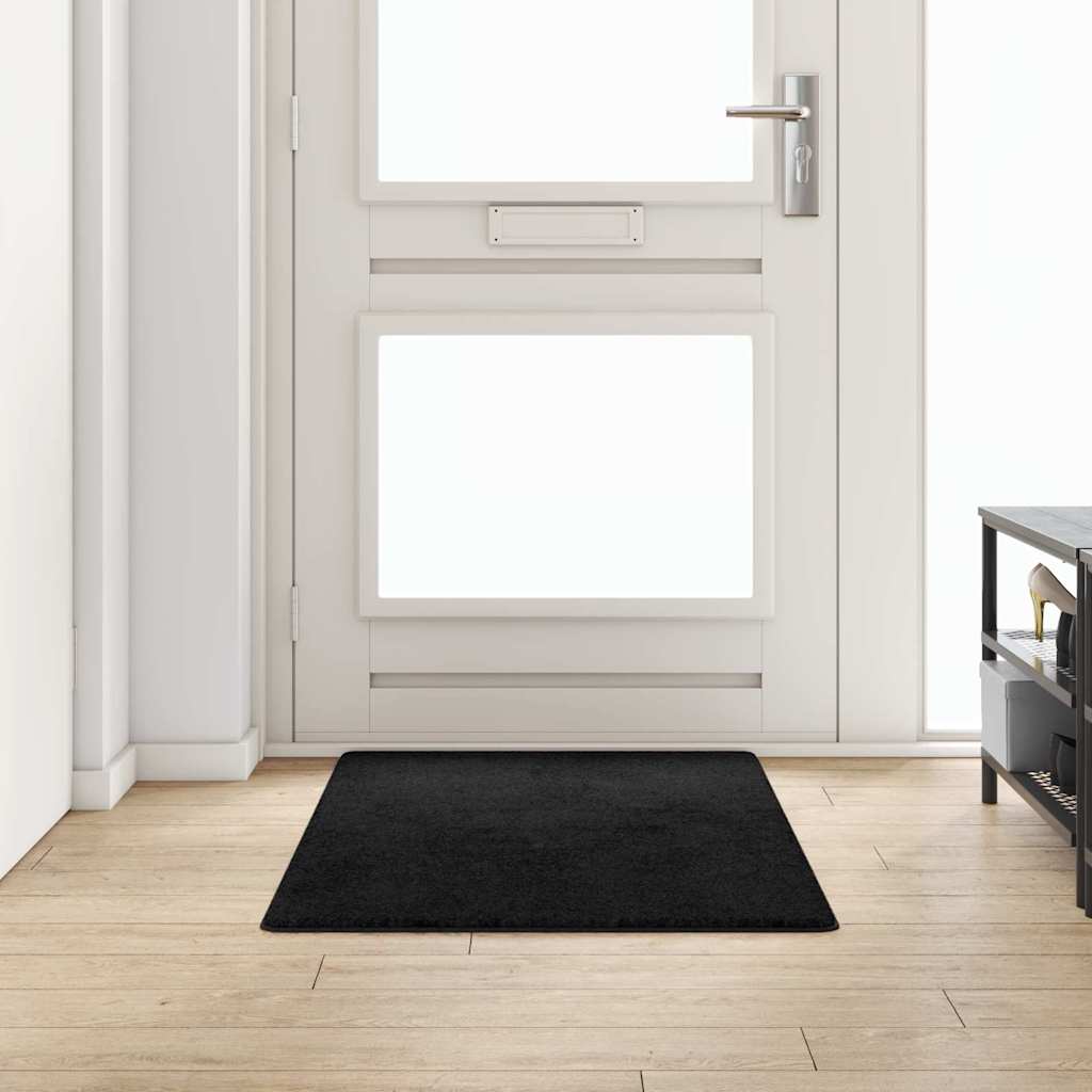 Teppichläufer Schwarz 80 x 150 cm 100% Polypropylen Tuft
