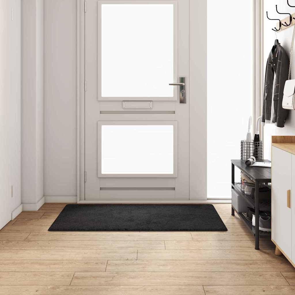 Teppichläufer Schwarz 80 x 150 cm 100% Polypropylen Tuft