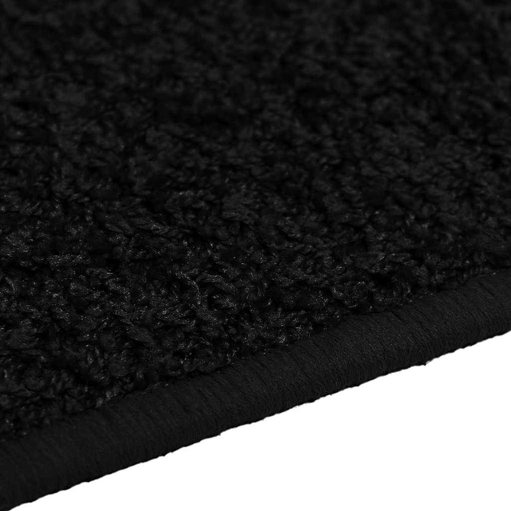 Teppichläufer Schwarz 80 x 250 cm 100% Polypropylen Tuft