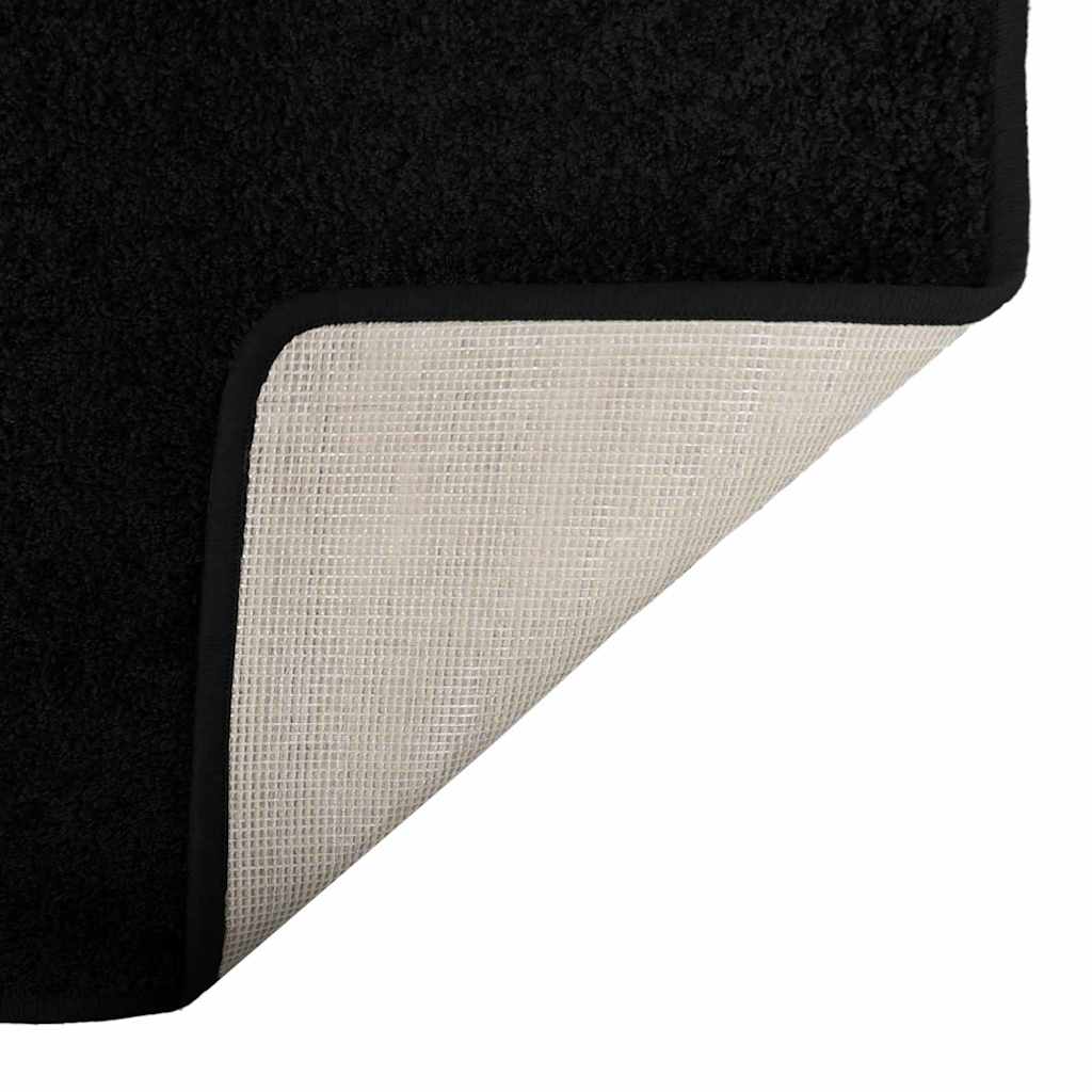 Teppichläufer Schwarz 80 x 500 cm 100% Polypropylen Tuft