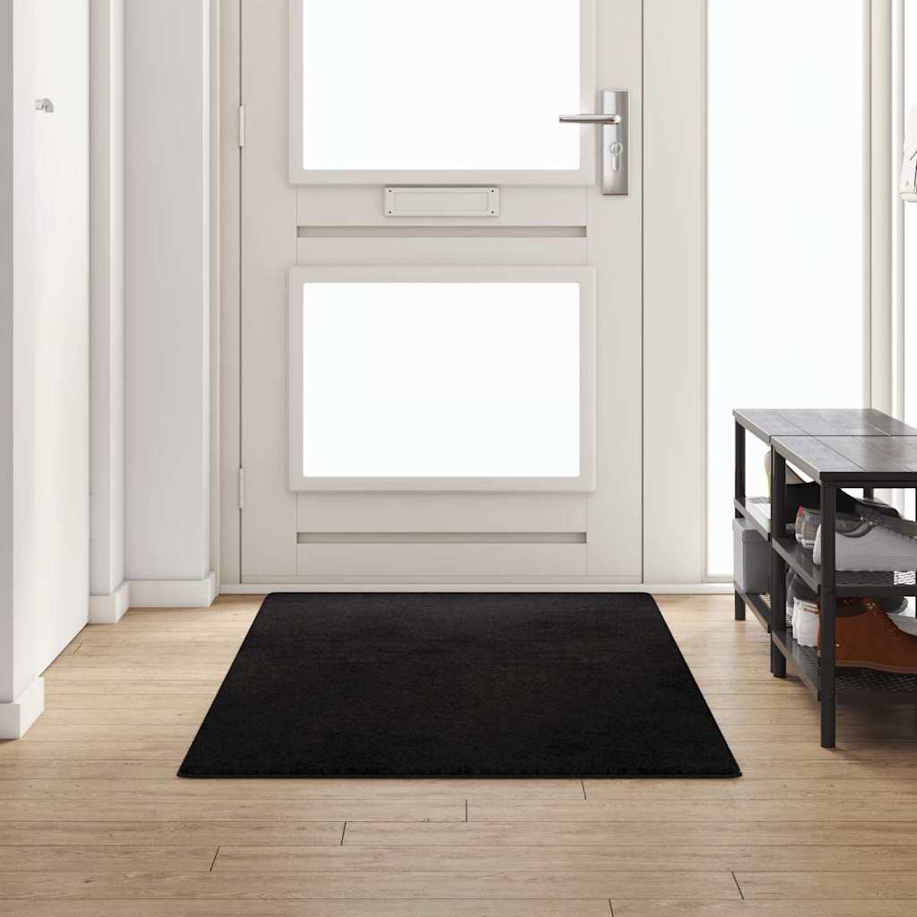 Teppichläufer Schwarz 100 x 250 cm 100% Polypropylen Tuft