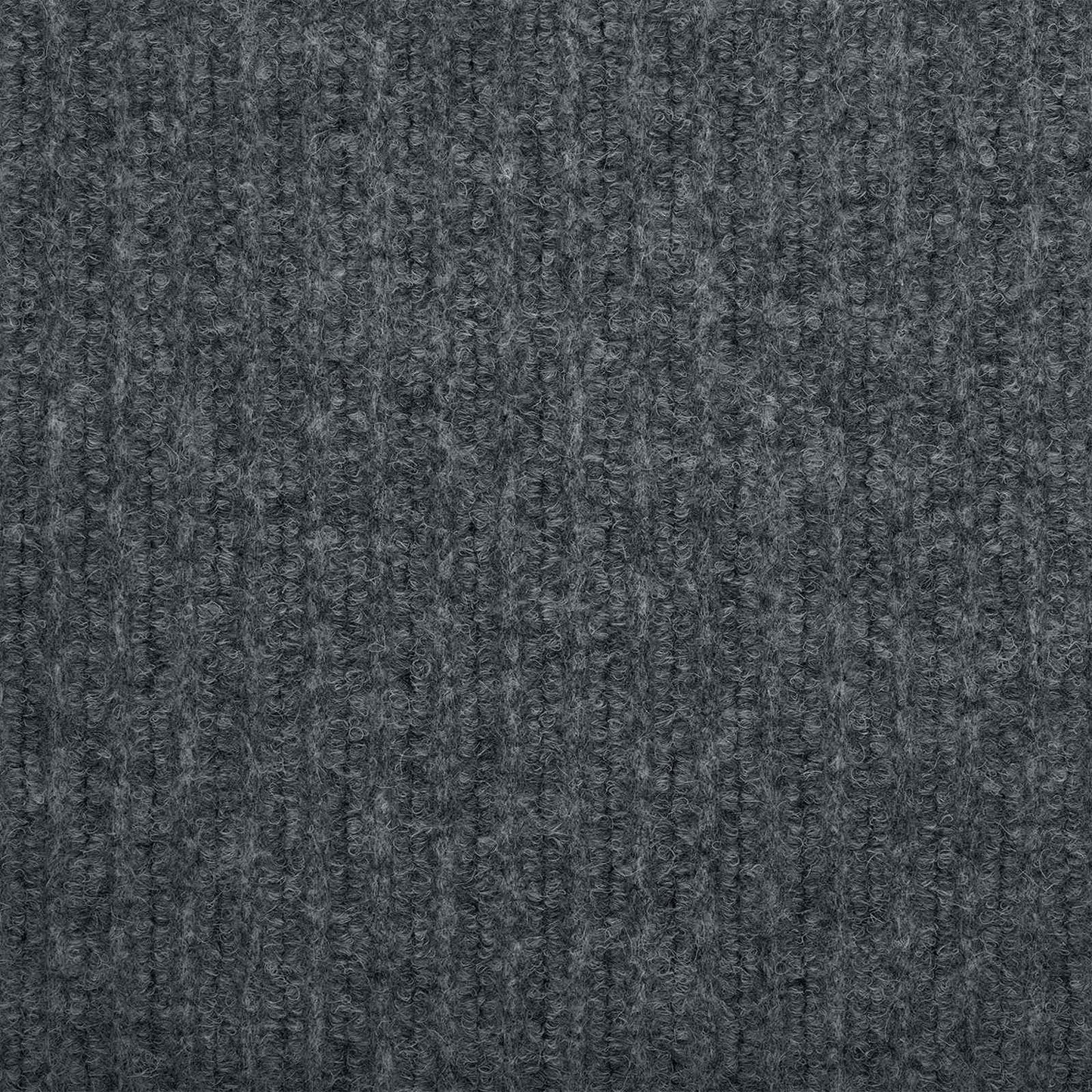 Teppichläufer Grau 80 x 300 cm Stoff