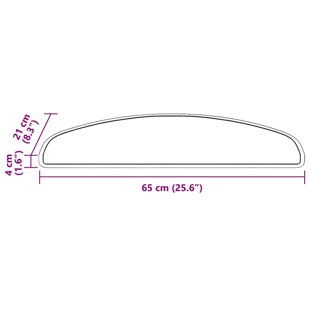 Selbstklebende Treppenschoner 15 stk. 65 x 21 x 4 cm Non-Slip