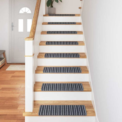 Selbstklebende Stufenmatten 15 stk. 65 x 21 x 4 cm Non-Slip