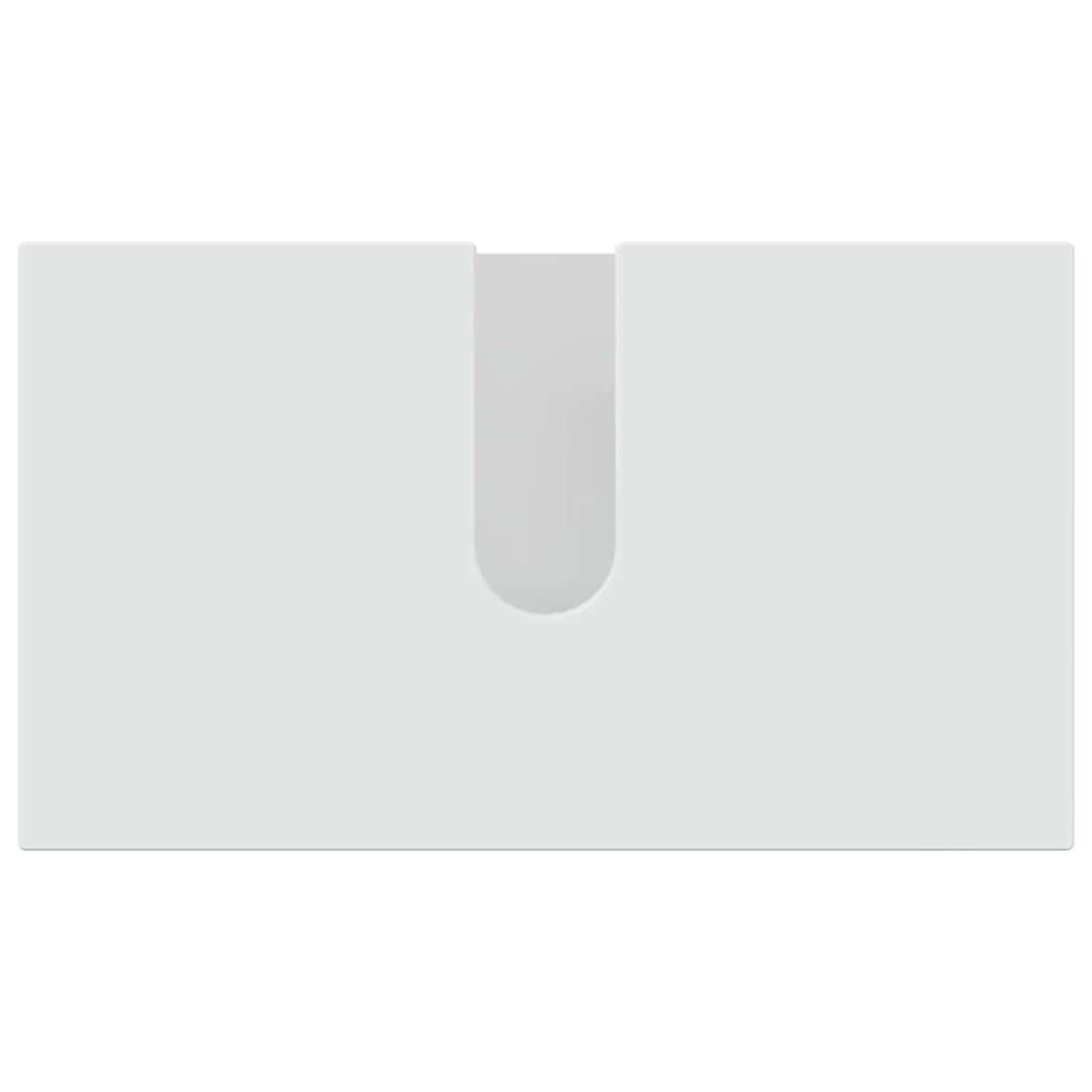 Badezimmermöbel-Set 2 stk. Hochglanz Weiß 61 x 35 x 64 cm