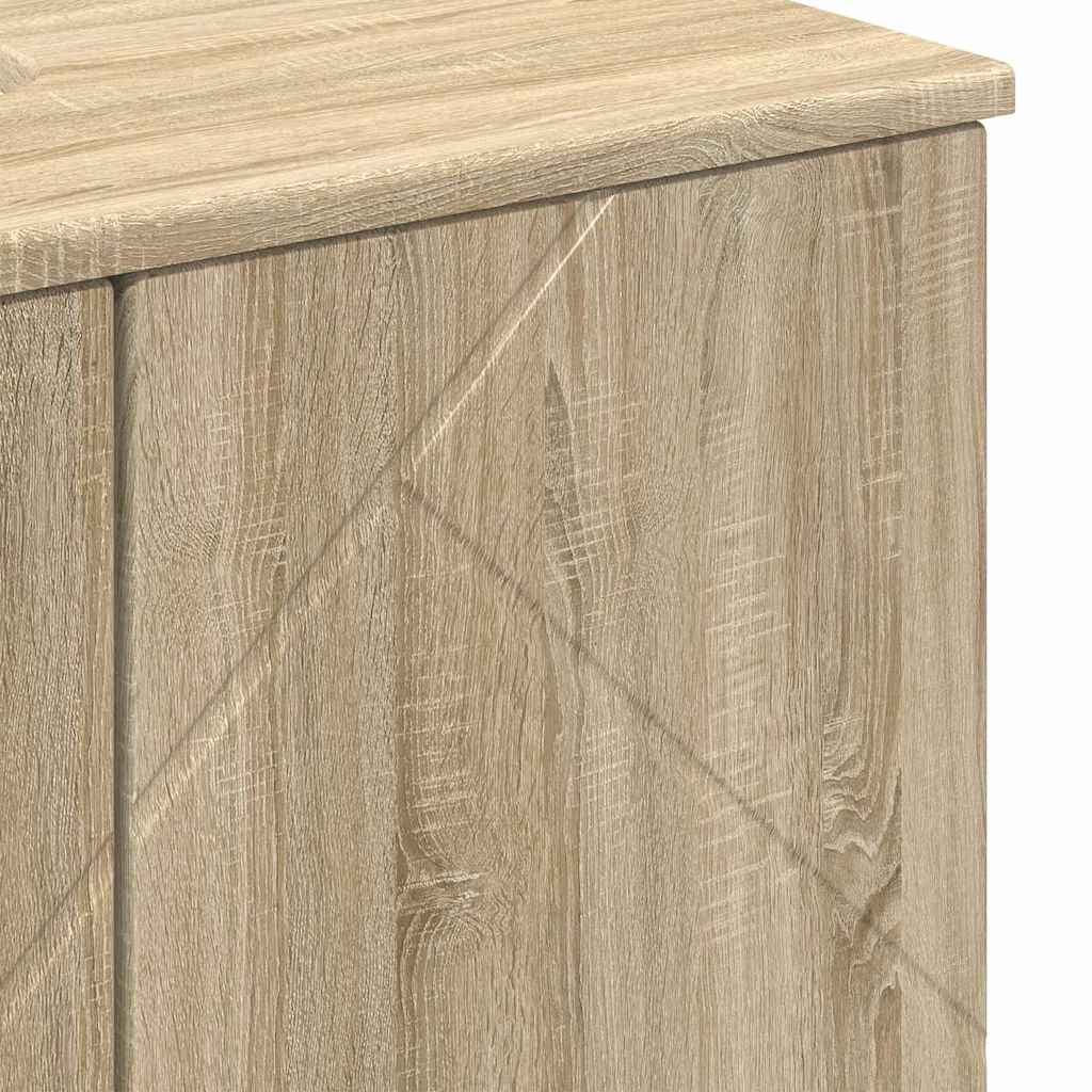 Badezimmermöbel-Set 3 stk. Sonoma-Eiche 61 x 35 x 64 cm