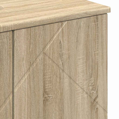 Badezimmermöbel-Set 3 stk. Sonoma-Eiche 61 x 35 x 64 cm