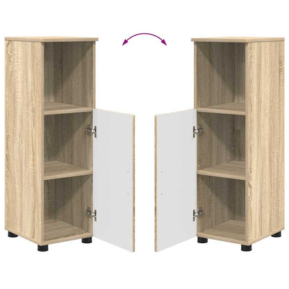 Badezimmermöbel-Set 3 stk. Sonoma-Eiche 61 x 35 x 64 cm