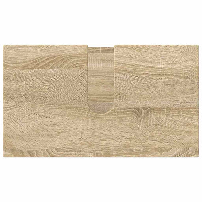 Badezimmermöbel-Set 3 stk. Sonoma-Eiche 61 x 35 x 64 cm