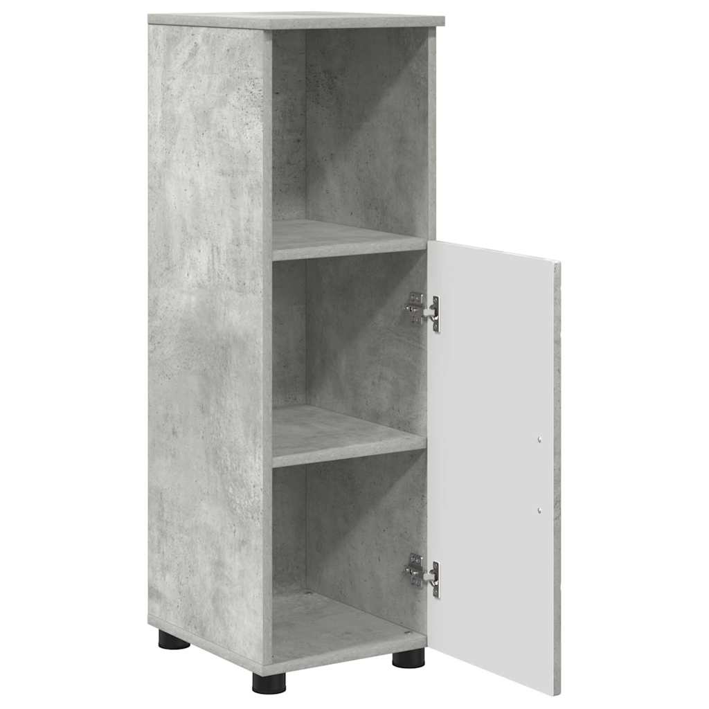 Badezimmermöbel-Set 3 stk. Beton Grau 61 x 35 x 64 cm