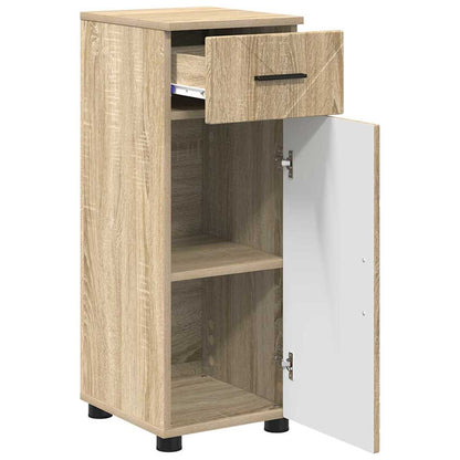 Badezimmermöbel-Set 3 stk. Sonoma-Eiche 61 x 35 x 64 cm