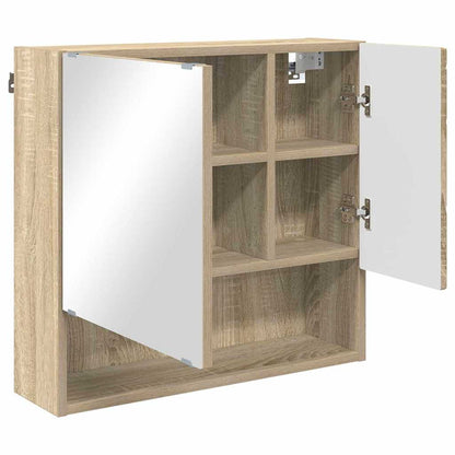Badezimmermöbel-Set 3 stk. Sonoma-Eiche 61 x 35 x 64 cm