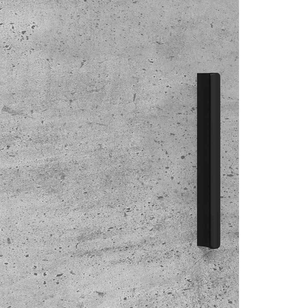 Badezimmermöbel-Set 3 stk. Beton Grau 61 x 35 x 64 cm