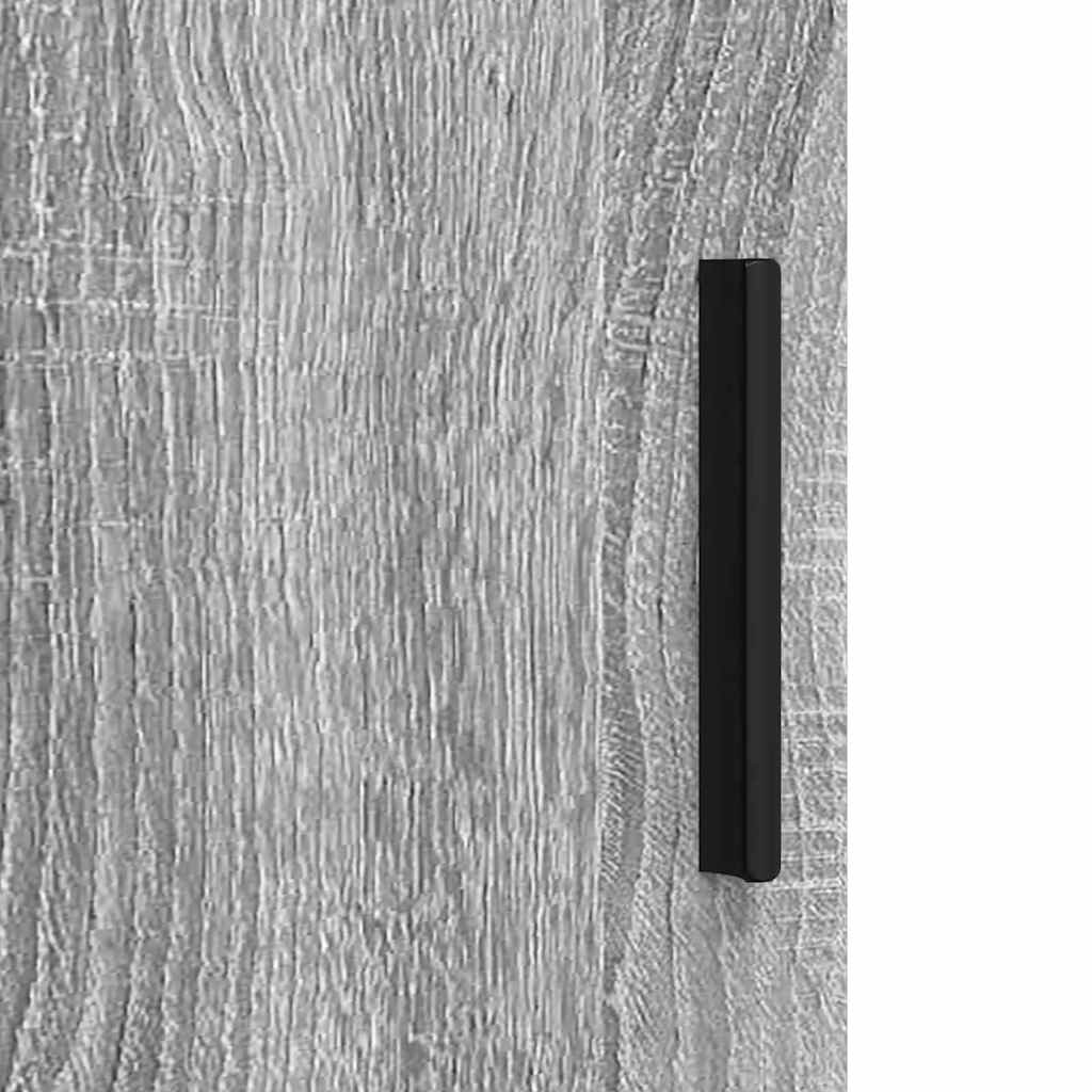 Badezimmermöbel-Set 3 stk. Graues Sonoma 61 x 35 x 64 cm