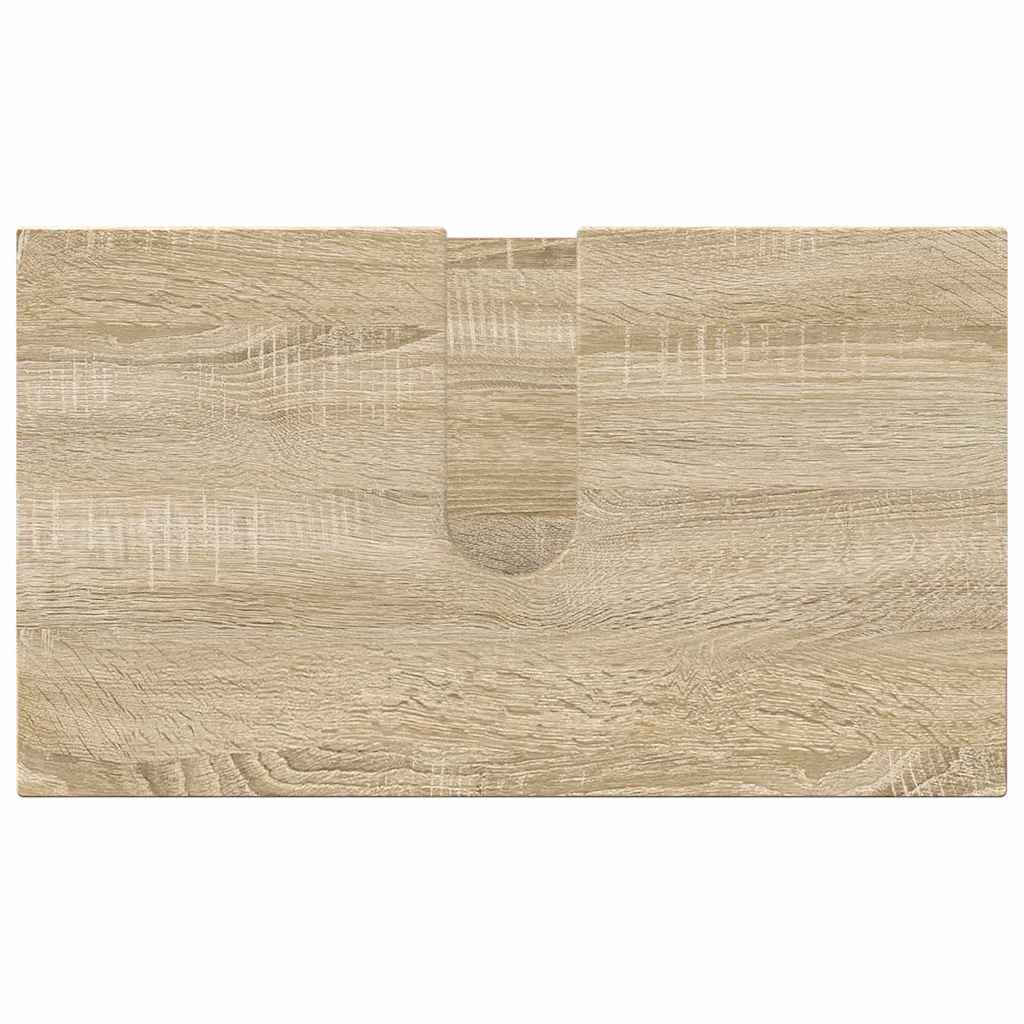 Badezimmermöbel-Set 4 stk. Sonoma-Eiche 61 x 35 x 64 cm