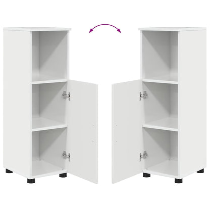 Badezimmermöbel-Set 4 stk. Hochglanz Weiß 61 x 35 x 64 cm