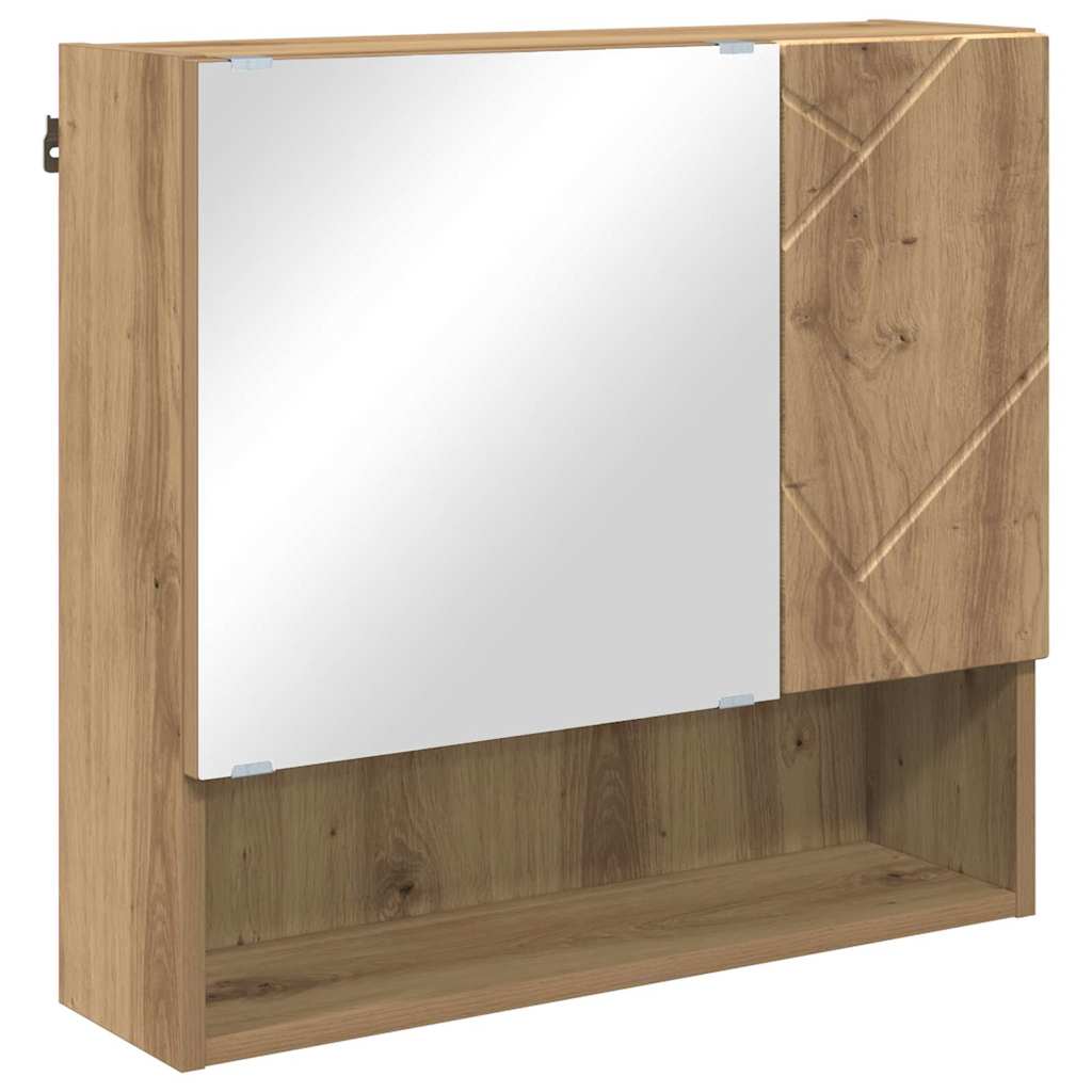 Badezimmermöbel-Set 4 Stk. Artisan-Eiche 61 x 35 x 64 cm
