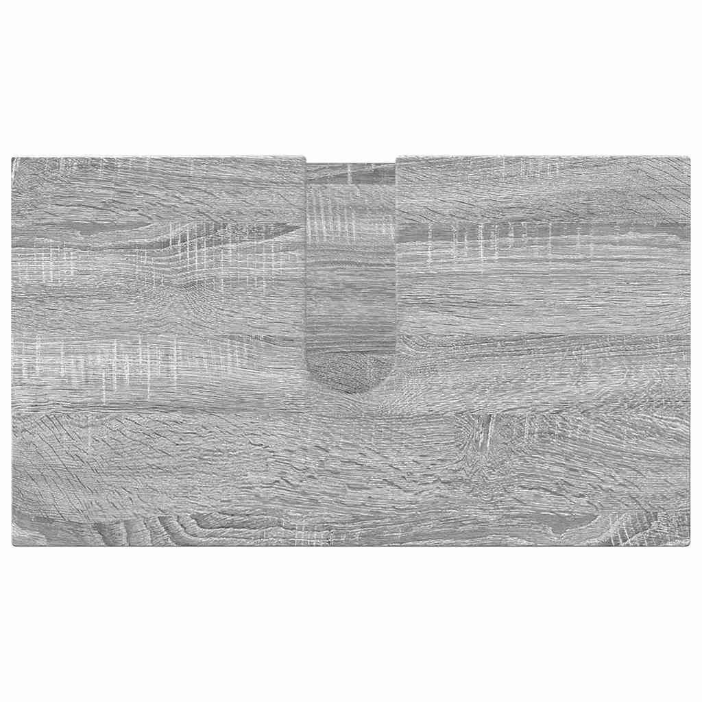 Badezimmermöbel-Set 5 stk. Graues Sonoma 61 x 35 x 64 cm