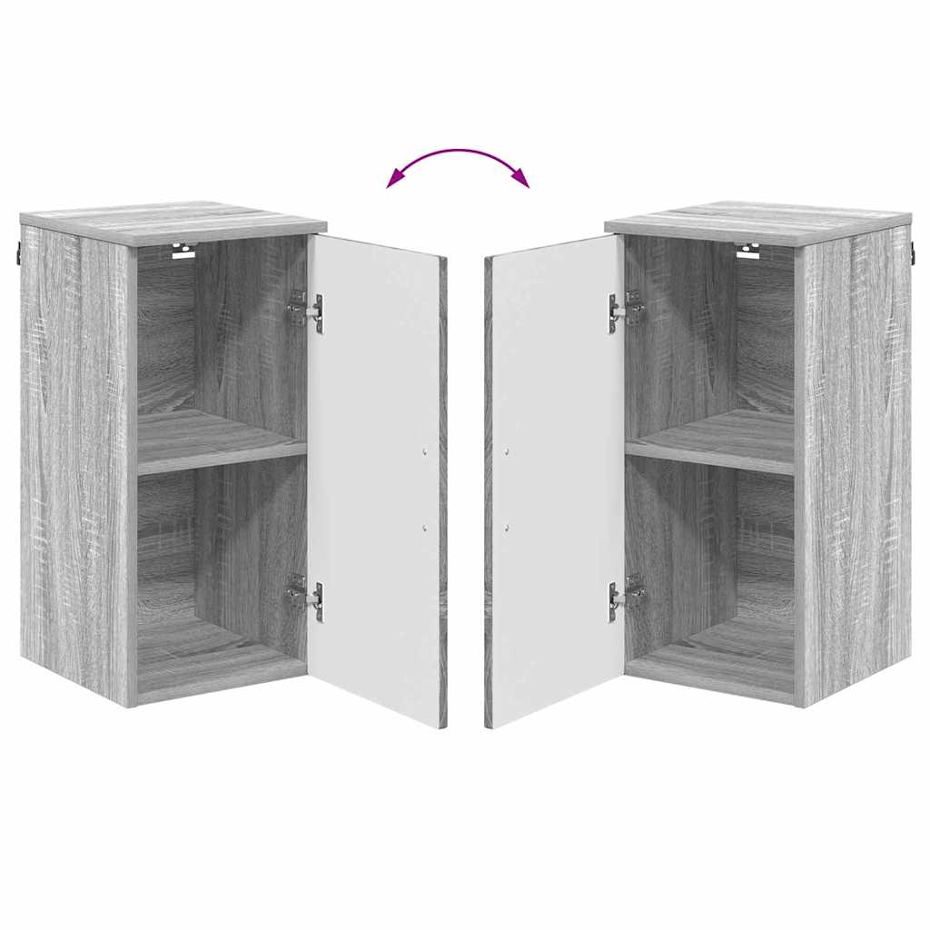 Badezimmermöbel-Set 5 stk. Graues Sonoma 61 x 35 x 64 cm