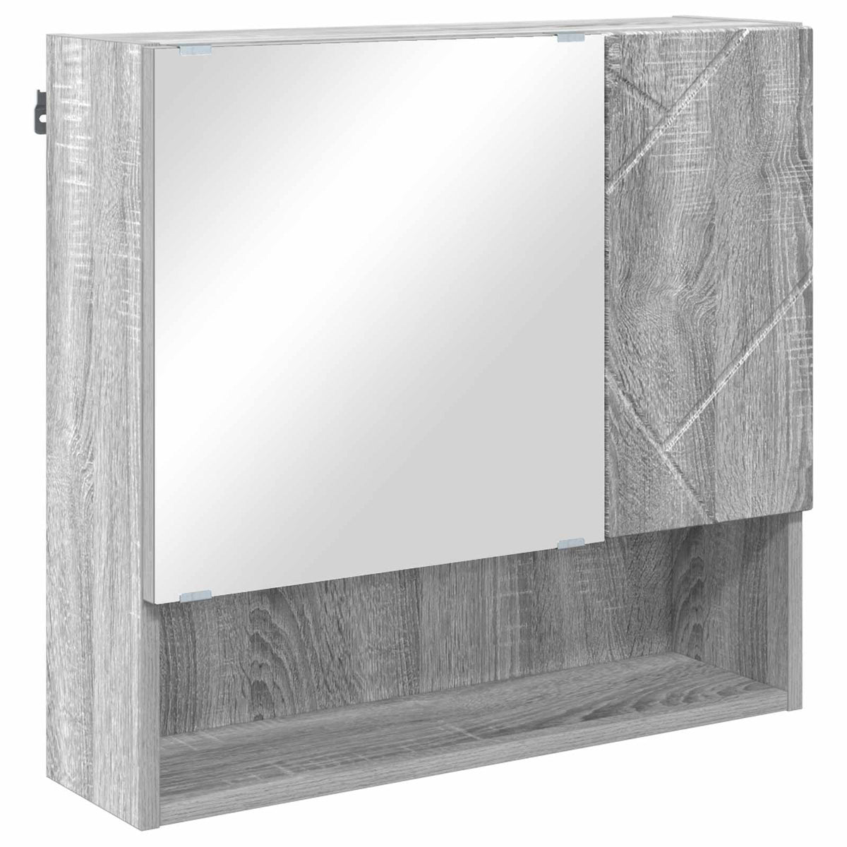 Badezimmermöbel-Set 4 stk. Graues Sonoma 61 x 35 x 64 cm
