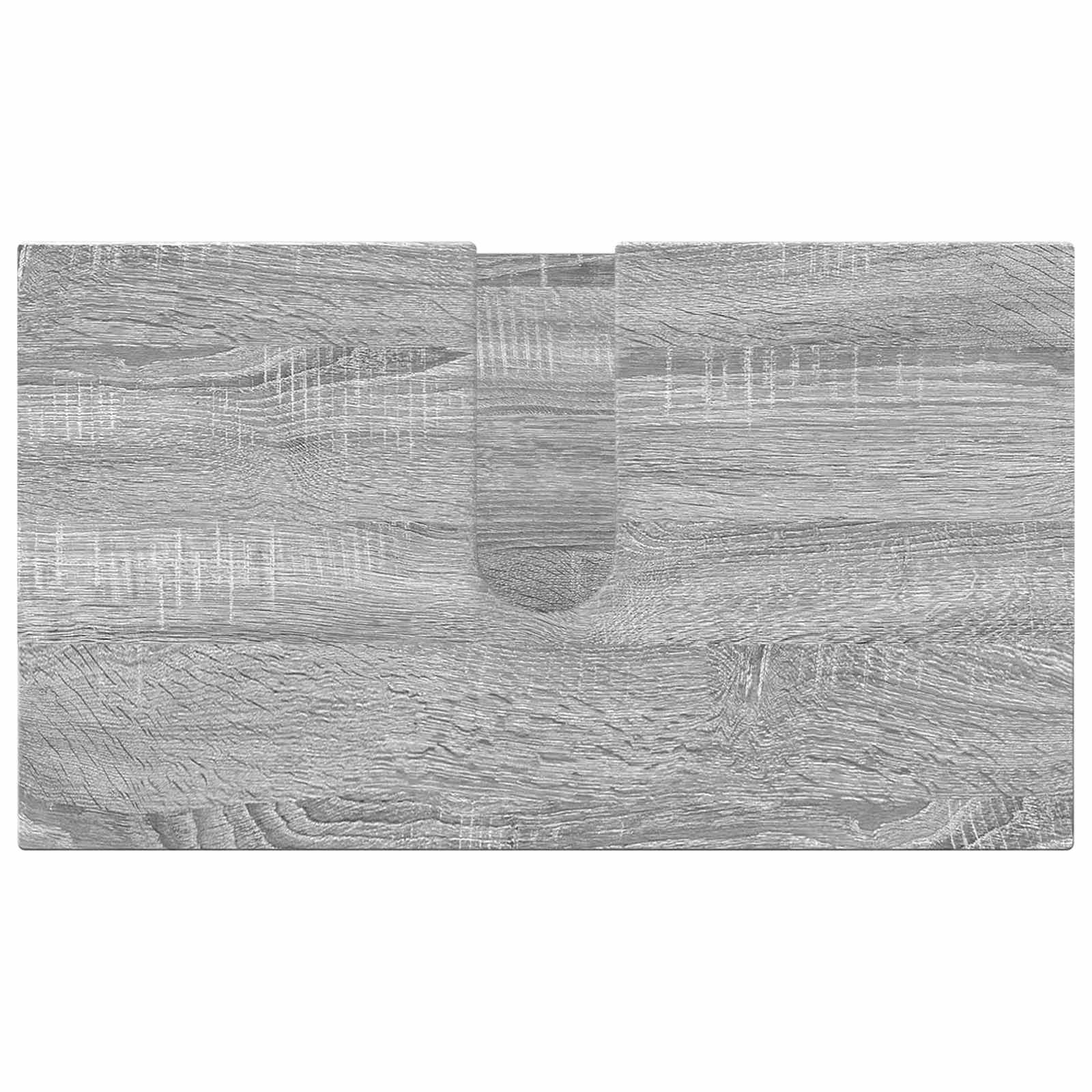 Badezimmermöbel-Set 4 stk. Graues Sonoma 61 x 35 x 64 cm
