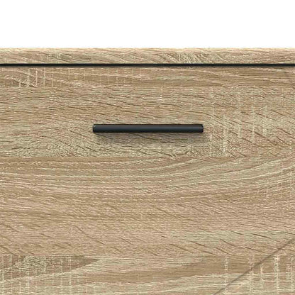 Badezimmermöbel-Set 3 stk. Sonoma-Eiche 76,5 x 35 x 64 cm