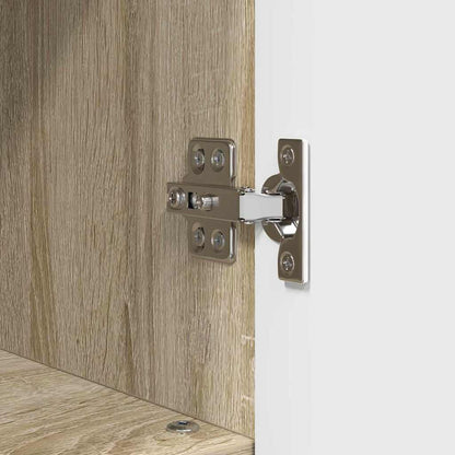 Badezimmermöbel-Set 3 stk. Sonoma-Eiche 76,5 x 35 x 64 cm