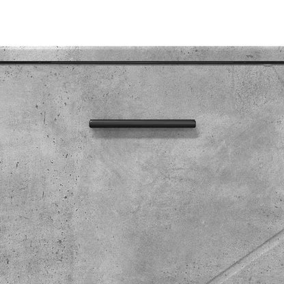 Badezimmermöbel-Set 3 stk. Beton Grau 76,5 x 35 x 64 cm