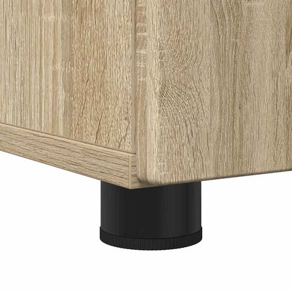 Badezimmermöbel-Set 3 stk. Sonoma-Eiche 76,5 x 35 x 64 cm