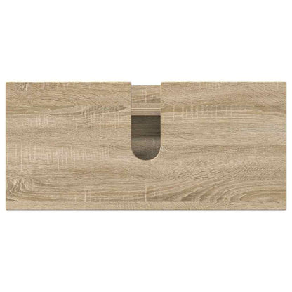 Badezimmermöbel-Set 4 stk. Sonoma-Eiche 35 x 30 x 192 cm