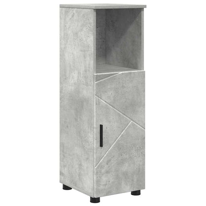 Badezimmermöbel-Set 4 stk. Beton Grau 35 x 30 x 192 cm