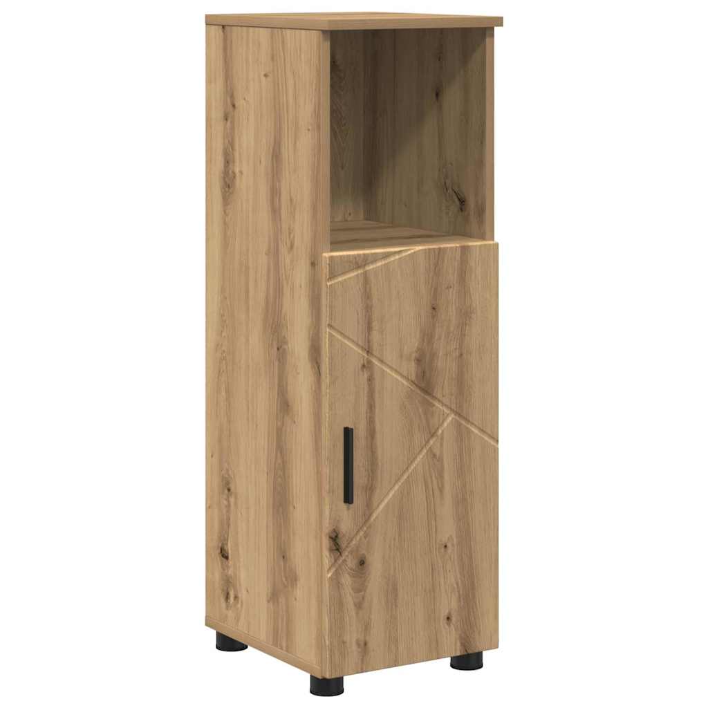 Badezimmermöbel-Set 4 Stk. Artisan-Eiche 35 x 30 x 192 cm