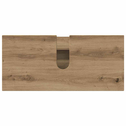 Badezimmermöbel-Set 4 Stk. Artisan-Eiche 35 x 30 x 192 cm