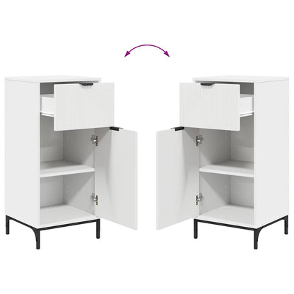 Badezimmermöbel-Set 2 stk. Weiß 39,5 x 36 x 88 cm