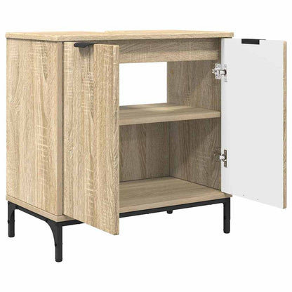 Badezimmermöbel-Set 2 stk. Sonoma-Eiche 39,5 x 36 x 88 cm