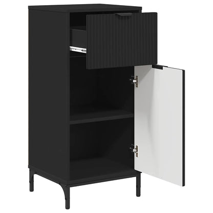 Badezimmermöbel-Set 3 stk. Schwarz 39,5 x 36 x 88 cm
