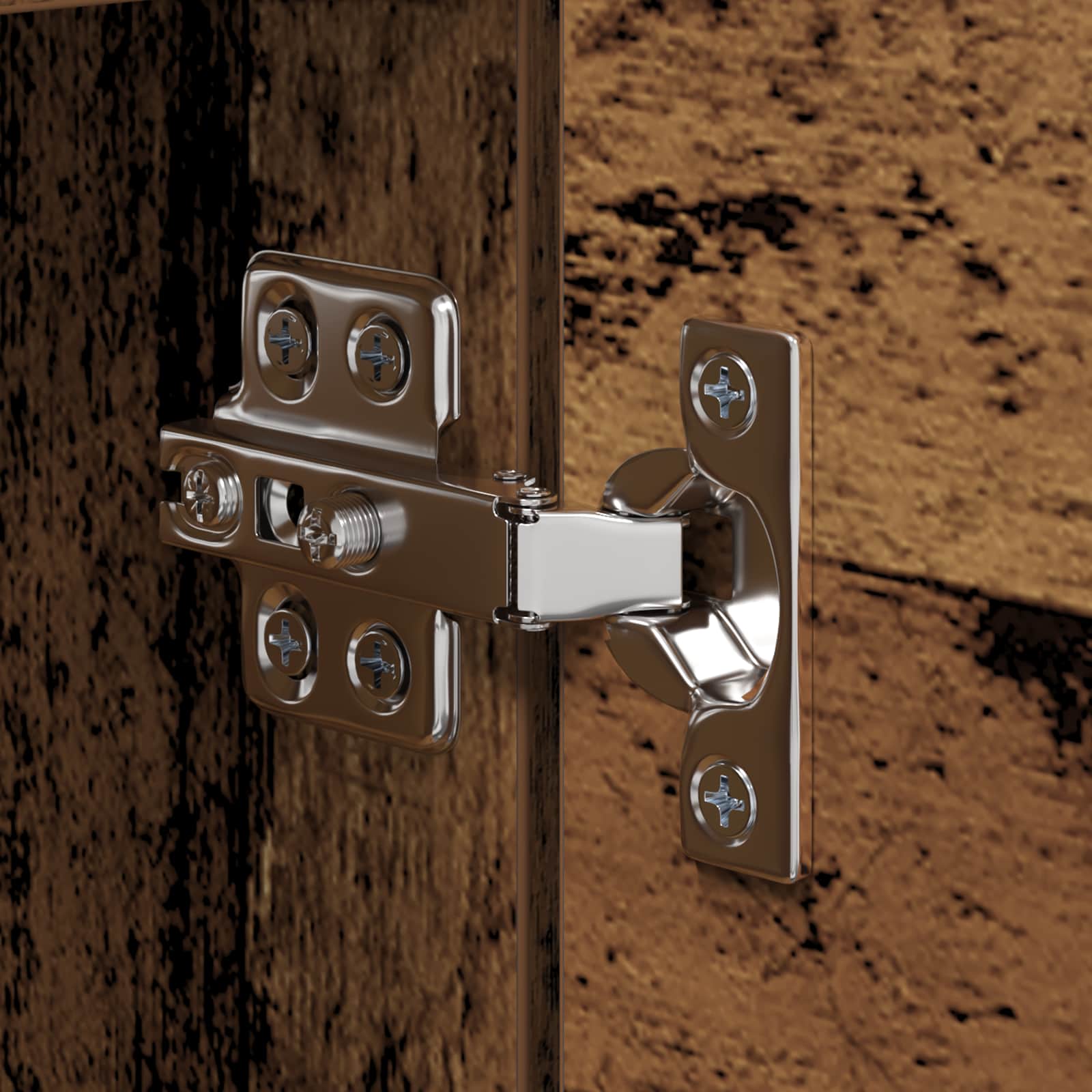 TV-Schrankset Wandmontiert 3 pcs Altholz Holzwerkstoff