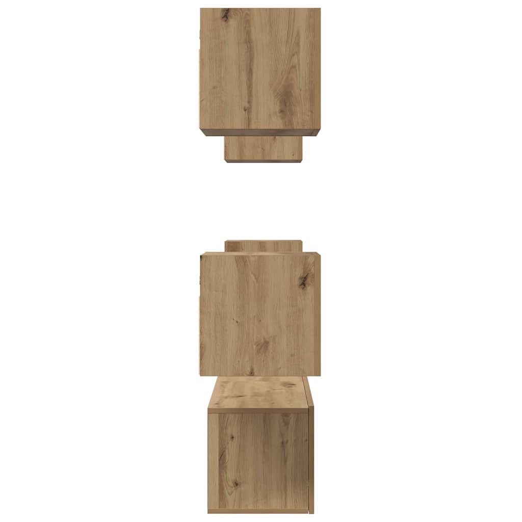 TV-Schrankset 6 stk. Artisan-Eiche Holzwerkstoff