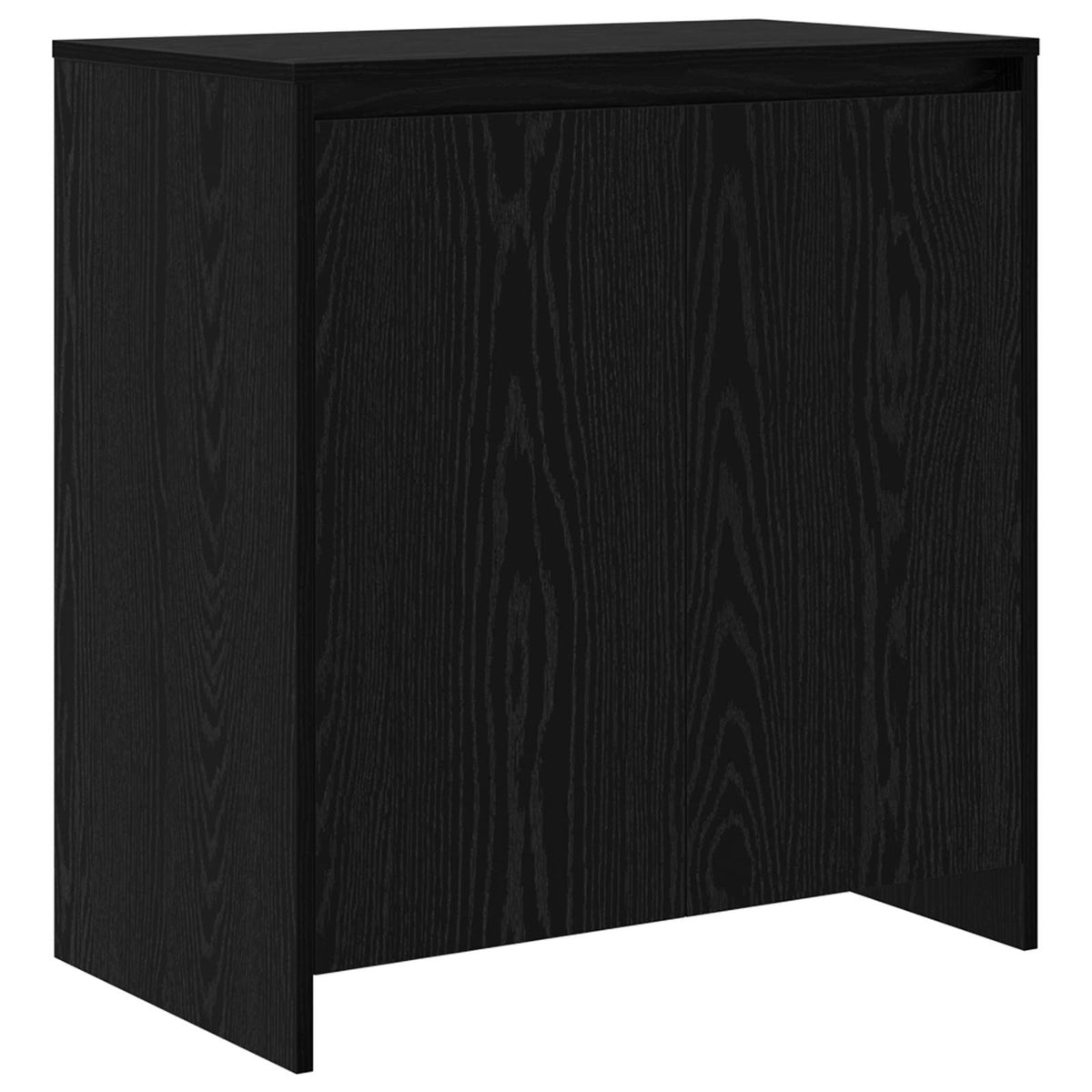 Sideboard 3 stk. Schwarz Eichen-Optik 70 x 41 x 75 cm