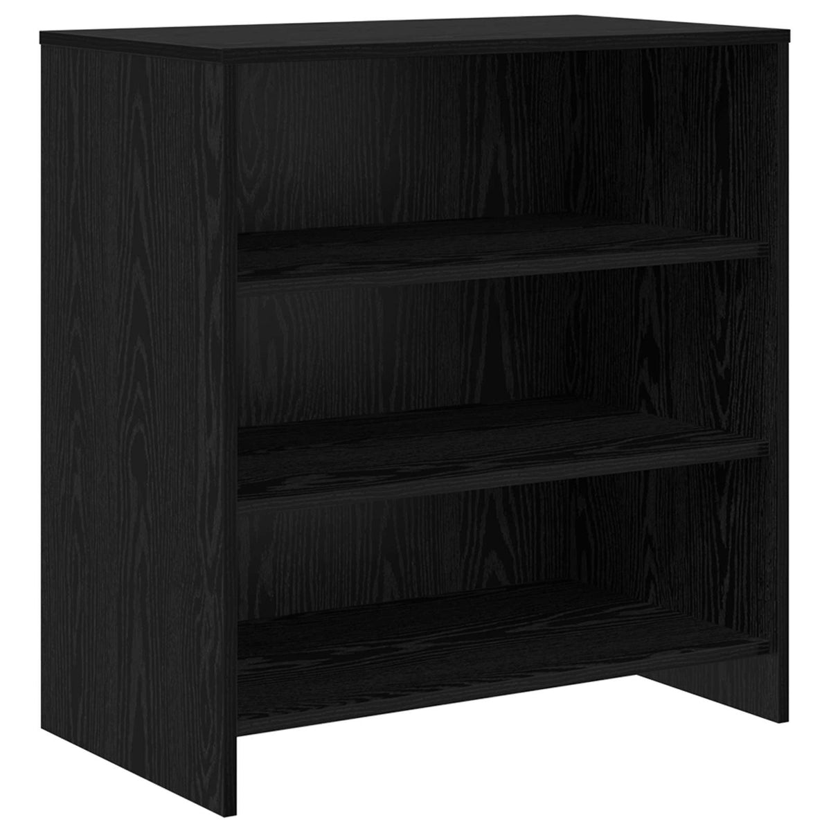 Sideboard 3 stk. Schwarz Eichen-Optik 70 x 41 x 75 cm
