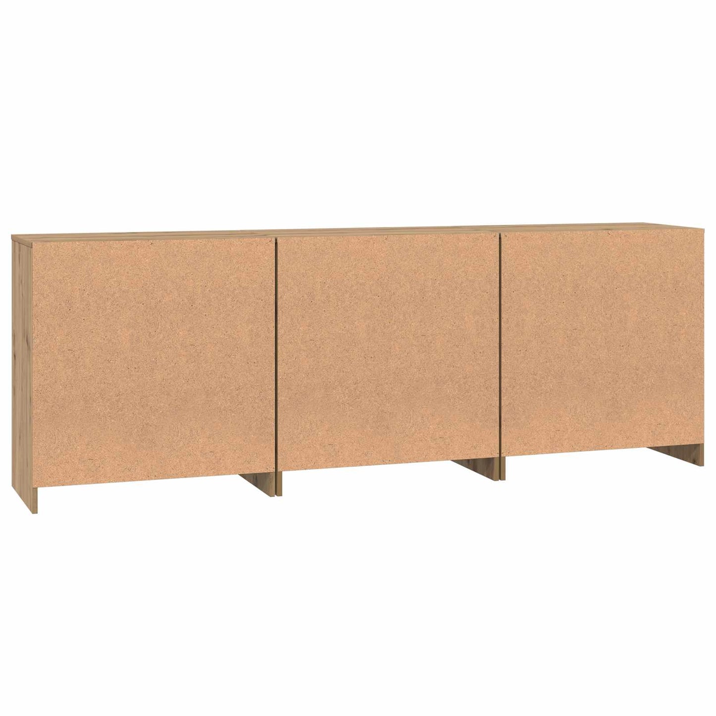 Sideboard 3 pcs Artisan-Eiche 70 x 41 x 75 cm Holzwerkstoff