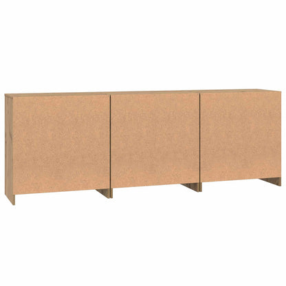Sideboard 3 stk. Artisan-Eiche 70 x 41 x 75 cm Holzwerkstoff