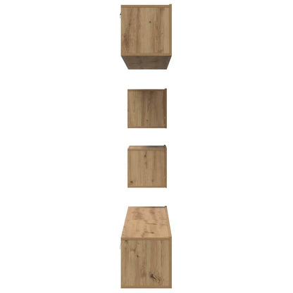 TV-Schrankset 6 stk. Artisan-Eiche Holzwerkstoff