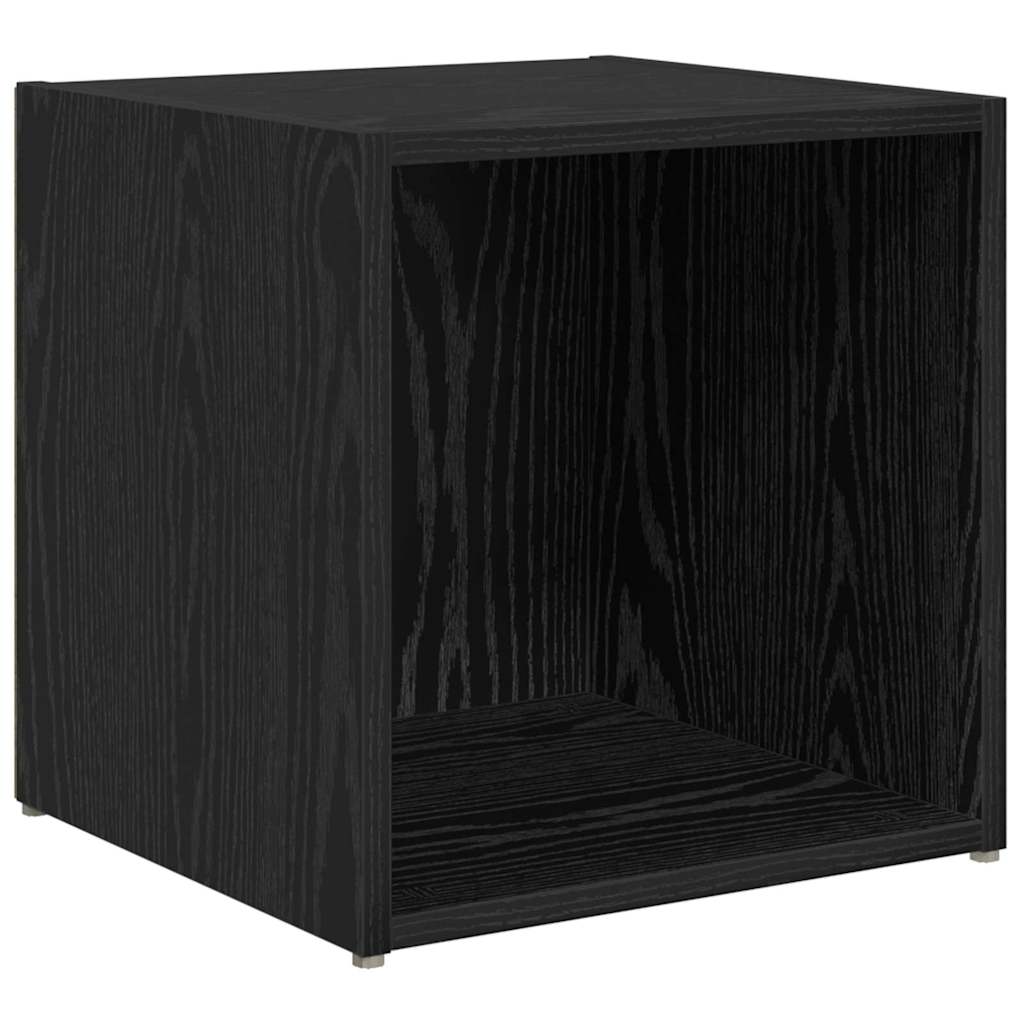 TV-Schrank Set 6 pcs Schwarz Eichen-Optik 37 x 35 x 72 cm