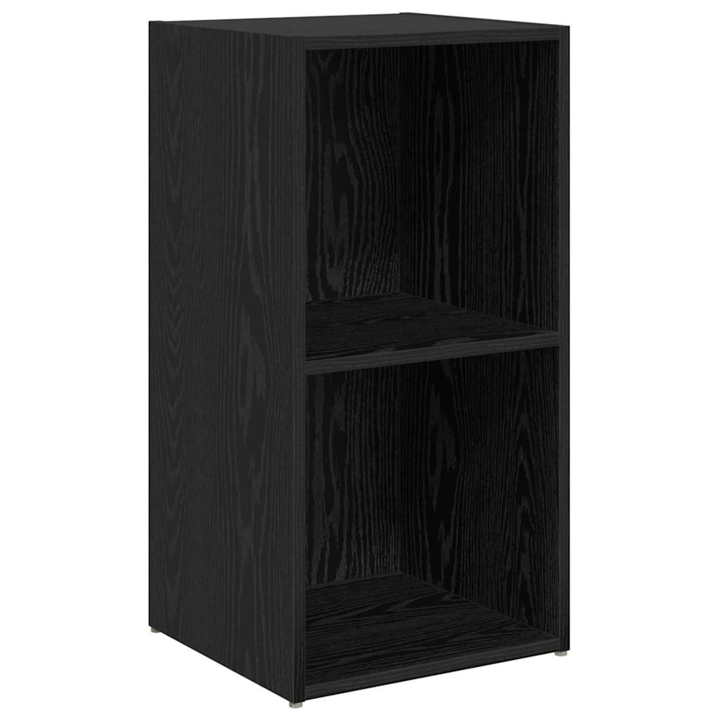TV-Schrank Set 6 pcs Schwarz Eichen-Optik 37 x 35 x 72 cm