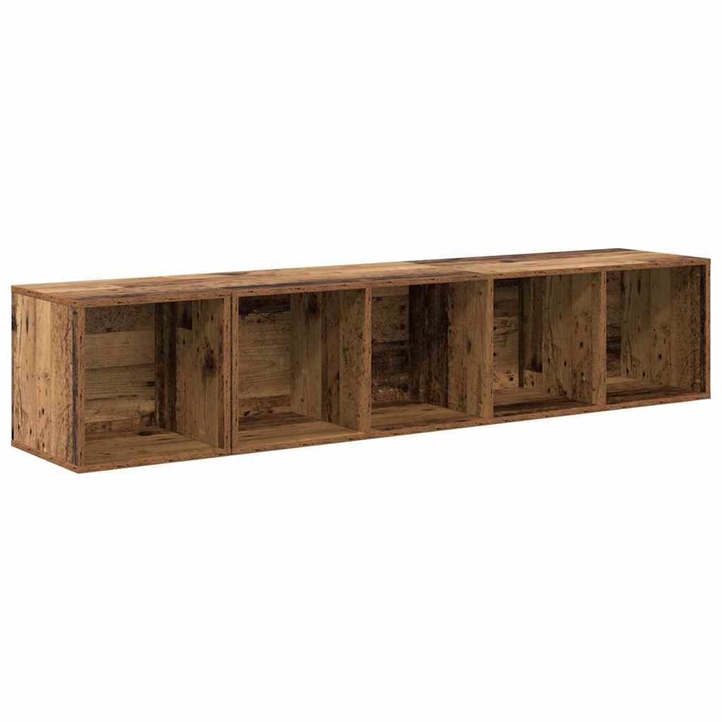 TV-Schrank Set 2 stk. Altholz Holzwerkstoff